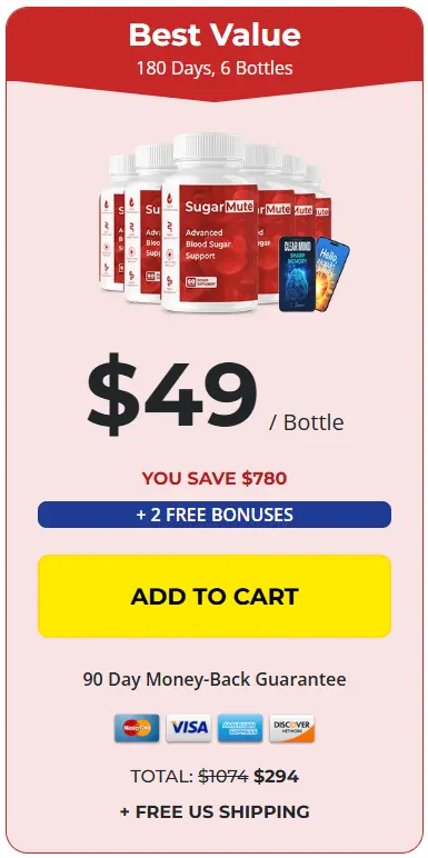 Sugar Mute 6 bottles